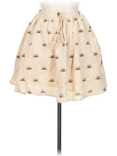 NWT Rylee + Cru Women Brown Casual Skirt L