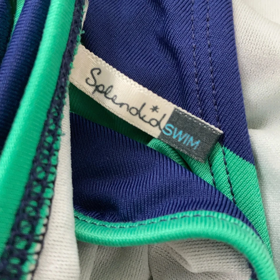 Splendid, Bikini, Größe: S/M, Grün/Blau, Streifen #DwH - Bild 3 von 4