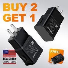 USB Power Adapter Wall Charger Square Port Charging Cube Block Box For Apple LG