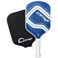 T700 Carbon Fiber Pickleball Paddle 16mm Lightweight Long Handle for Precision