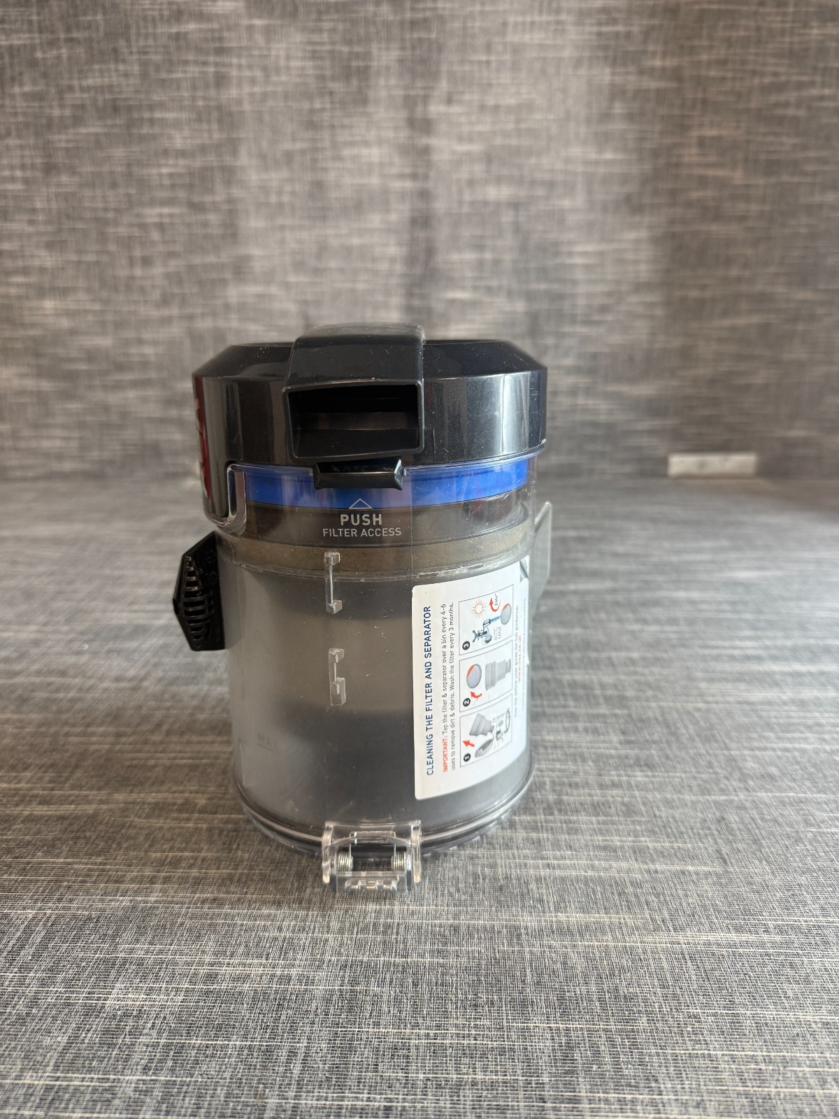 Genuine Vax Vacuum Cleaner Dust Bin Container Filter Assembly Spare Part image 2