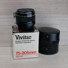 Vivitar 75-205MM F3.5-4.5 Matched Multiplier for Nikon AI 35mm SLR Camera