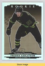 2022-23 Parkhurst Champions Rookies Gold Rainbow Fredrik Karlstrom #263 READ 0gu