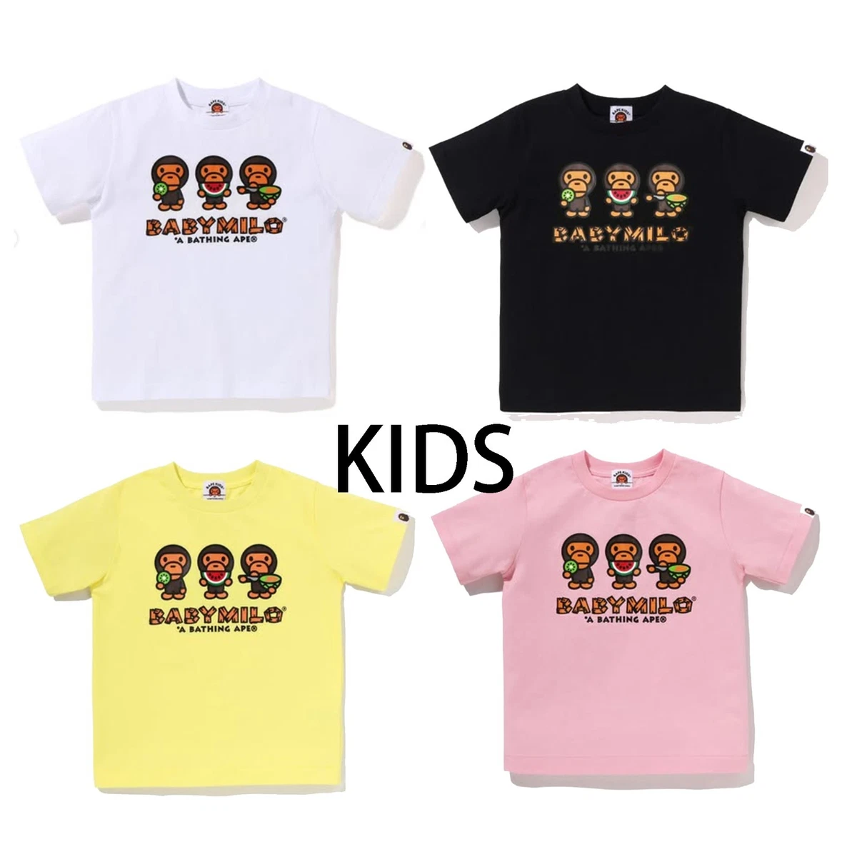 A Bathing Ape Unisex Kids' Tops & T-Shirts for sale - eBay