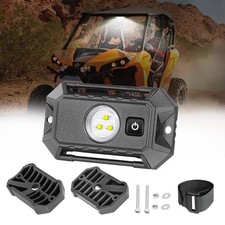 UTV LED Dome Light 12V with Switch, Universal Roll Bar Mount LED White Lights...
