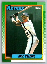 1990 Topps Eric Yelding Rookie Houston Astros #309