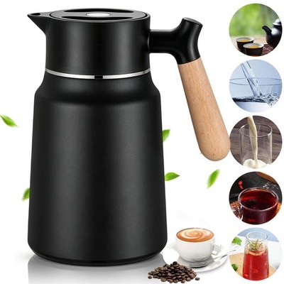 Thermoskanne Kaffeekanne Isolierkanne Thermo Teekanne Isolierflasch Edelstahl