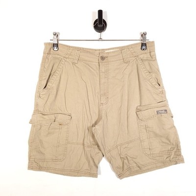 Wrangler Cargo Shorts Gr. W33 Stretch Herren beige Baumwollmischung Ultility Sommer