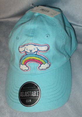 Cinnamoroll Sanrio Blue Embroidered Baseball / Trucker Cap Hat Adjustable Adult