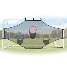 12x6 Soccer Goal Target Net Equipment Training Soccer Net Practice Soccer Acc...
