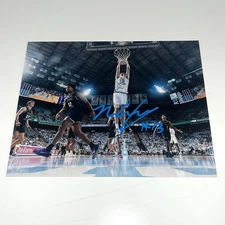 HENRI VEESAAR 13 autographed signed 8X10 UNC NORTH CAROLINA TAR HEELS BASKETBALL