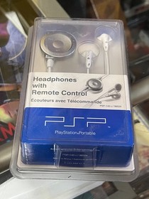 Sony Headphones With Remote Control, PSP PlayStation Portable PSP140u 98524 NEW