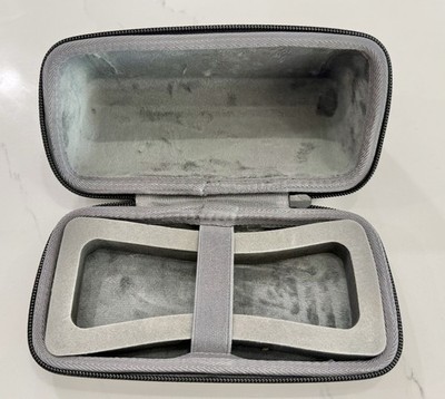 co2 CREA Hard Travel Carrying Case. Portable Bluetooth Speaker. Black. Angle 3.