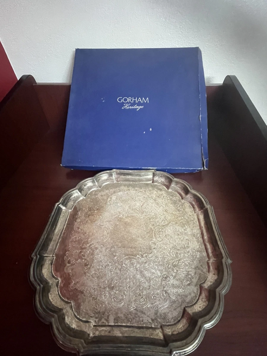 Gorham Heritage In Antique Us Silver-Plated Platters & Trays for
