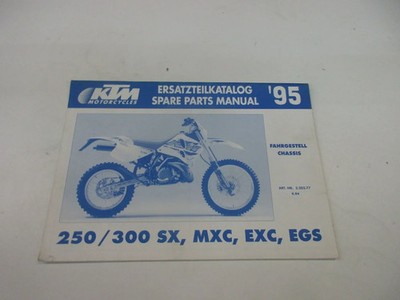 KTM 250 300 SX MXC Ersatzteilkatalog Explosionszeichnung Chassis Buch 3.203.77