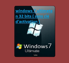 CLÉ USB BOOT BOOTABLE INSTALLATION windows 7 ultimate n 32 Bits ( sans clé d'act