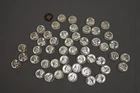 Lot of 50 BU 1942 Mercury 90% Silver Dimes - Unc Roll