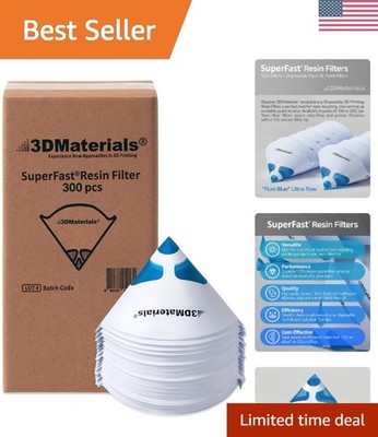 Ultra-Flow Fine Nylon Filters - 300 Strainers for Smooth Paint and Resin Use