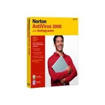 Norton AntiVirus 2008 with Antispyware CD-ROM Windows Vista / XP
