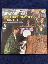 Dave Brubeck Newport 1958 Vinyl LP Columbia CS 8082 Stereo EX/EX Quick Shipping!