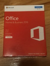 MICROSOFT OFFICE 2016 HOME and BUSINESS for WINDOWS Sealed Brand New