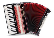 Alpenklang Pro IV 96 MHR Akkordeon Mussette Helikon Bass 4-chörig Koffer schwarz