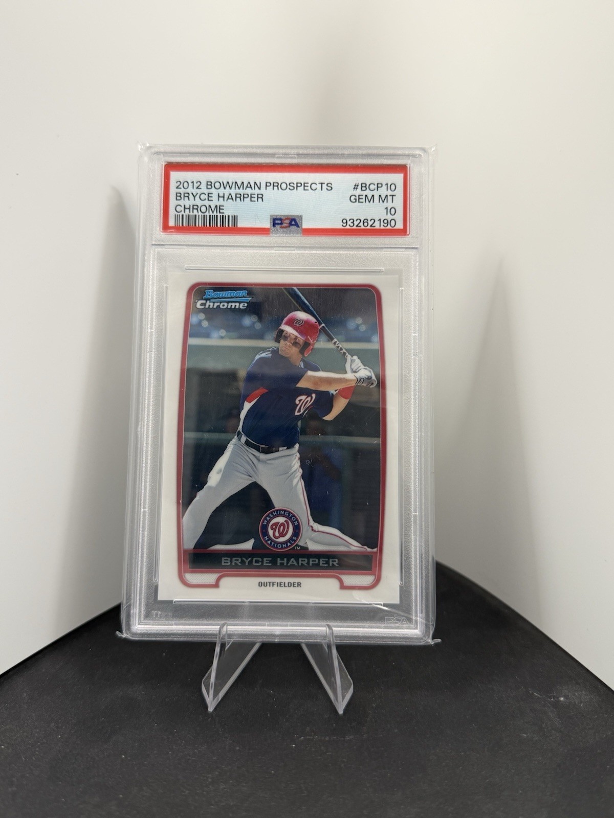 2012 Bowman Chrome Prospects #BCP10 Bryce Harper RC Rookie PSA 10