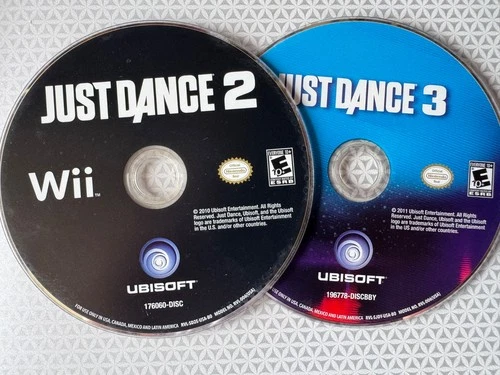Just Dance 2 & 3- Nintendo Wii - Lot Tested
