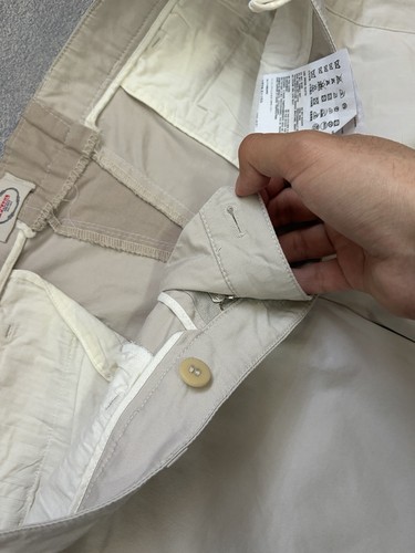 PRADA Milano Beige Cotton Chino Trousers Size 46 IT Women's Designer Pants - Afbeelding 15 van 21