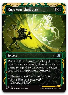 Knockout Maneuver #54 (NM) Secrets of Strixhaven: Mystical Archive SOA Magic MTG