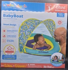 Asiento ajustable SwimSchool Grow With Me Baby Boat, sistema Aprende a nadar