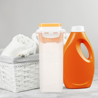 #ad #ad Laundry Tablet Storage Box Plastic Detergent Container Jars Powder $27.65