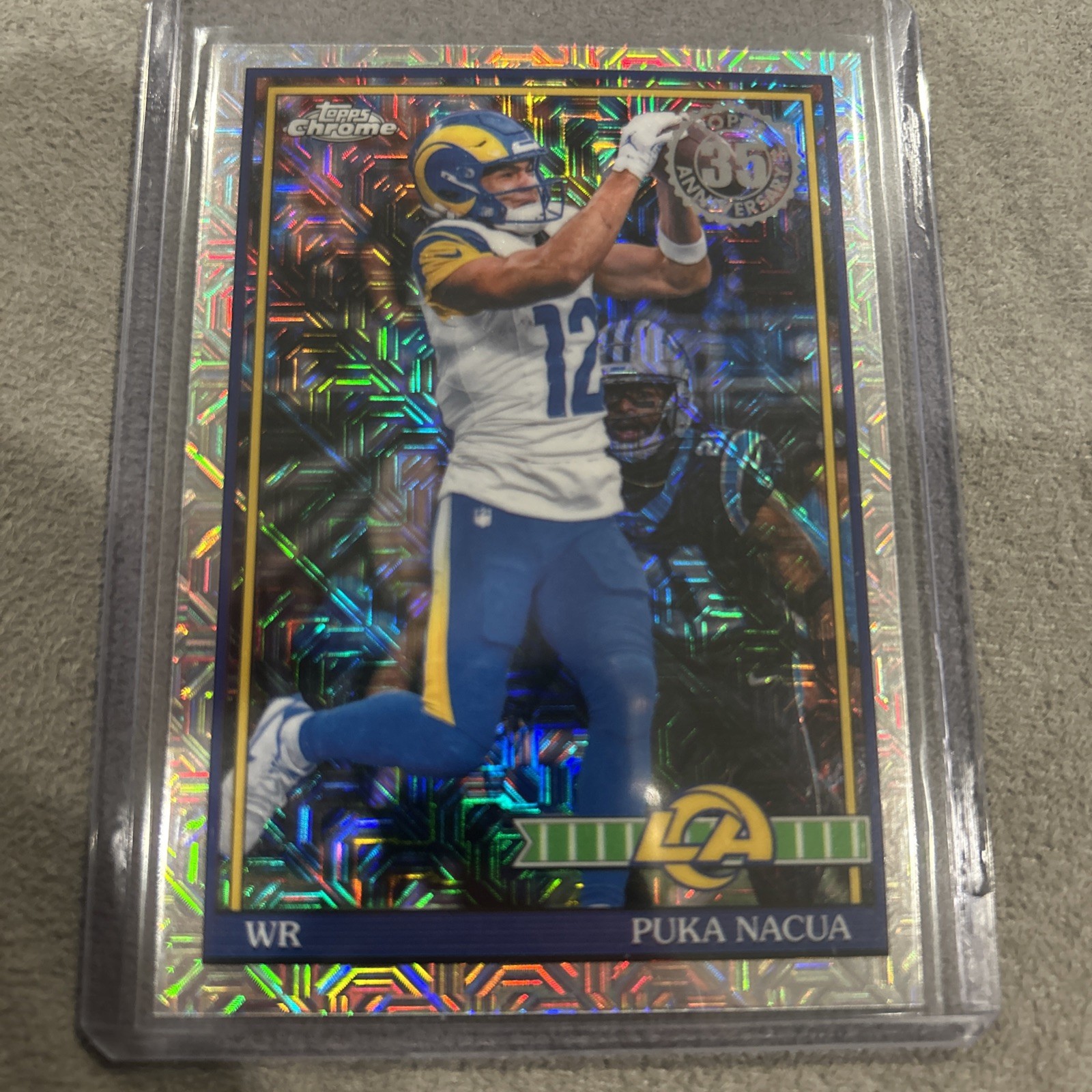 Puka Nacua Mojo Refractor #91TC-20 2026 Topps Flagship Los Angeles Rams