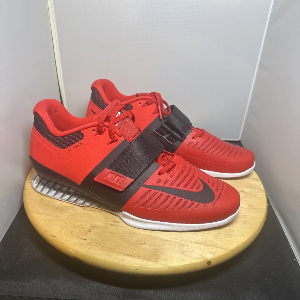 Nike Romaleos 3 University Red Dark Grey for Sale | Authenticity