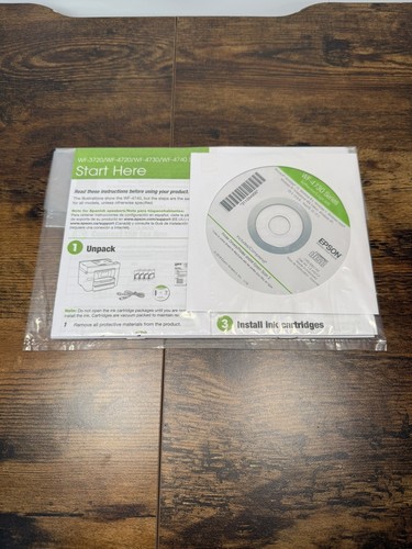 Epson WF-4730 Series Printer Disk ONLY ~USED~WorkForce Pro All-In-One Inkjet - Picture 1 of 4