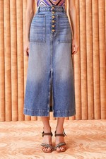 Designer Ulla Johnson Bea Denim Skirt size m