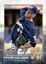 2015 Topps Opening Day #61 Yovani Gallardo