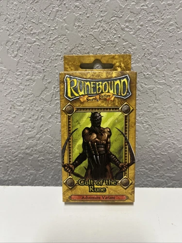 Runebound 2nd Edition CULT OF THE RUNE Deck Expansion OOP Used Complete