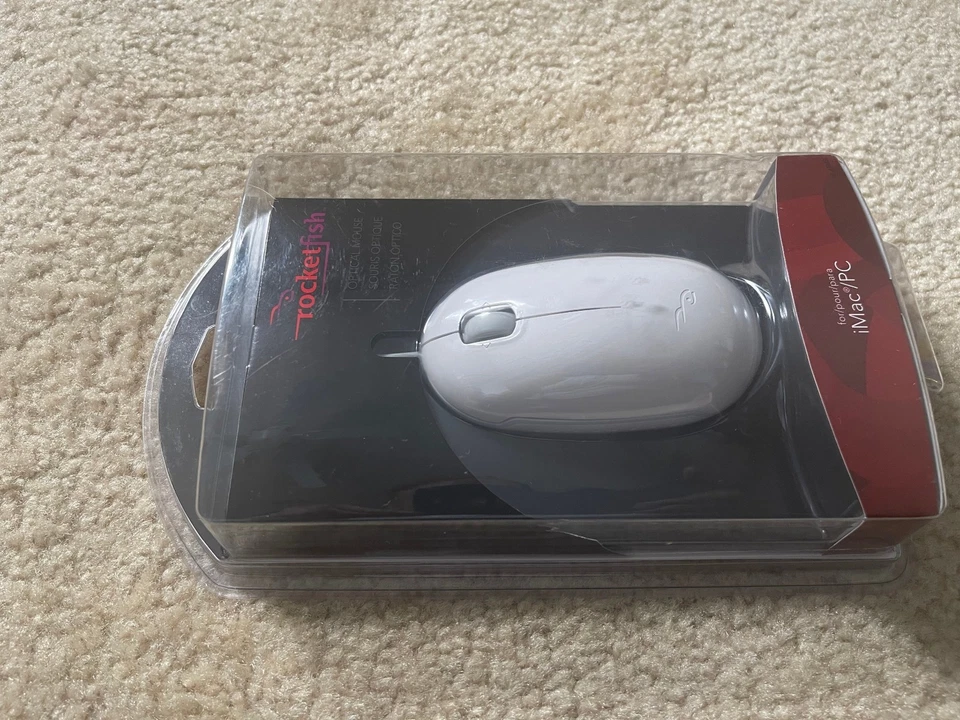 Rocketfish iMac/PC Optical Mouse RF-AFMSE New Sealed - Image 2 of 4