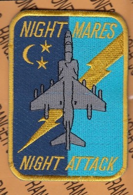 USMC Marine Fighter Attack Sqdn VMA-513 NIGHT MARES Harriers ~4'' patch c/e A