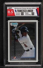 2010 Bowman Chrome USA Stars Francisco Lindor #USA-5 HGA 8.5 0ji1