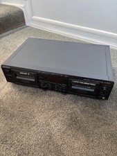 Sony TC-WE605S Stereo Cassette Deck With Dolby S - one tape deck plays choppy