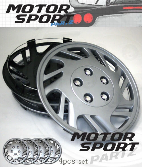 Juego de 4 tapacubos de 15 pulgadas con tapacubos estilo llanta 126 tapacubos 15" pulgadas Foto 2 de 4