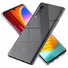 Klare Handy Hülle für LG Velvet, Clear Case Slim Cover Schutz Tasche Etui