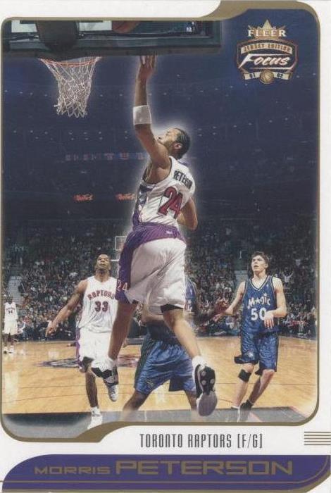 2001-02 Fleer Focus Jersey Edition - Morris Peterson #31 - 1 of 2