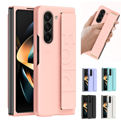 Handy Hülle mit Band für Samsung Galaxy Z Fold 5 / Fold 4 / Fold 3 Schutz Tasche