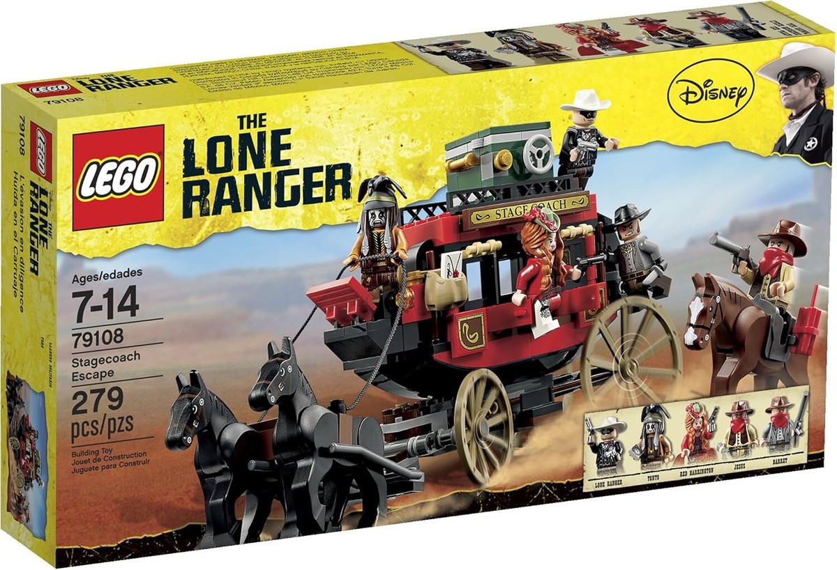 Lego Stagecoach Escape 79108 The Lone Ranger Minifigure Building