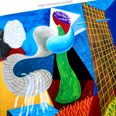 ORIGINAL 1993 DAVID HOCKNEY LARGE EXHIBITION POSTER | eBay