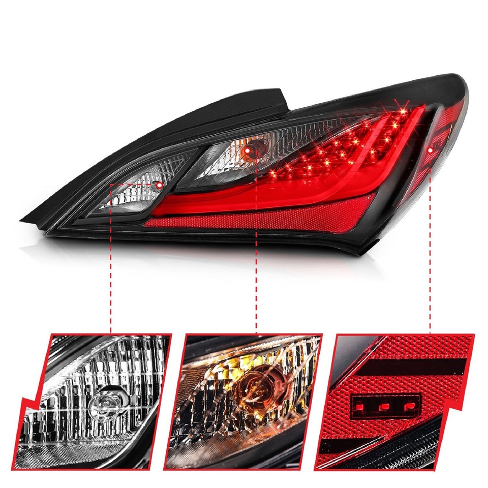 Anzo Rear LED Tail Lights for 1016 Hyundai Genesis Coupe 321347 eBay
