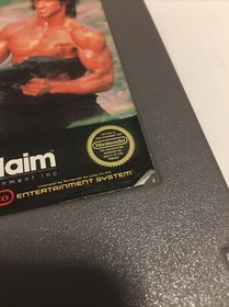 RAMBO game cartridge only for Original Nintendo NES. Tested. Sleeve Included